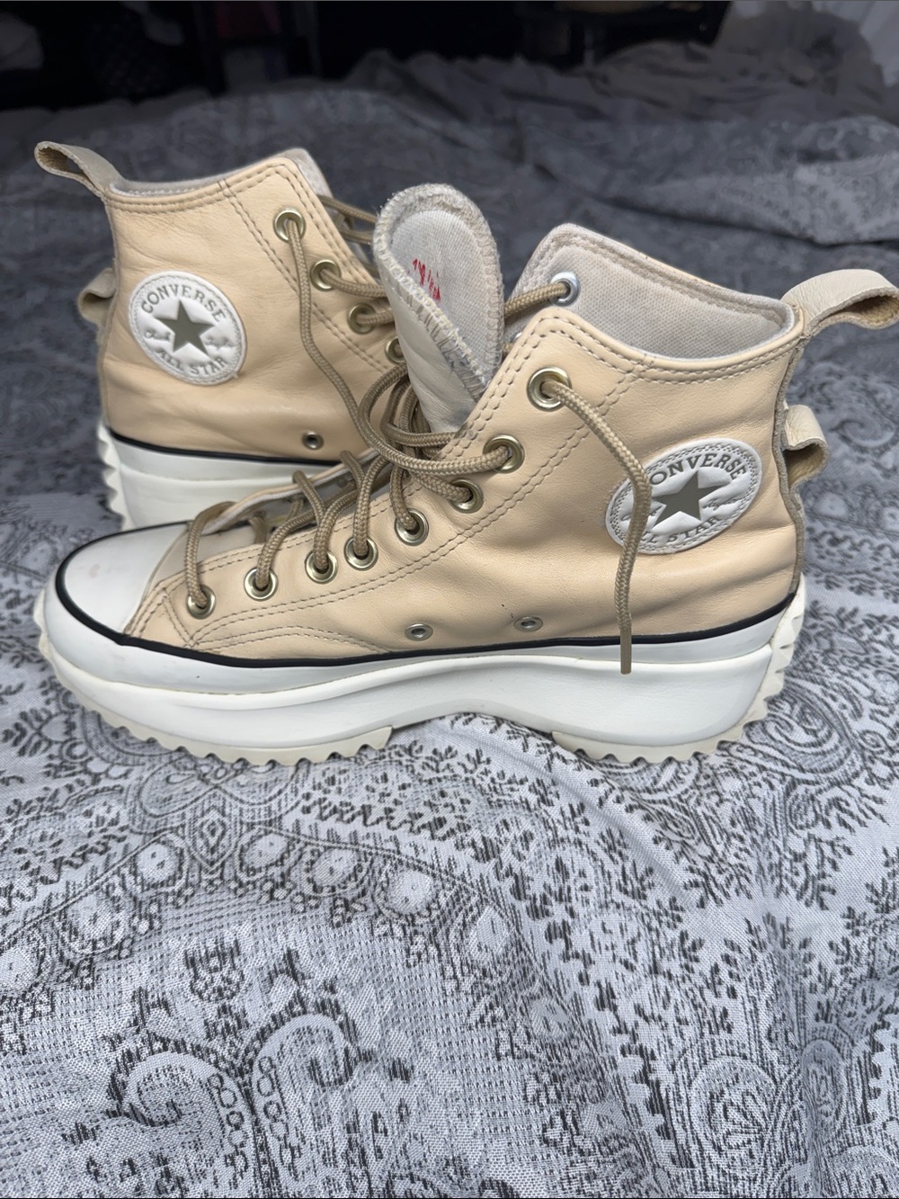 CONVERSE - Run Star High Hike - Earth Tones - Light Twine - W(8.5) M(7.0)